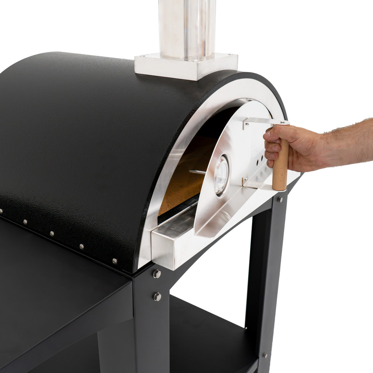 Four à Pizza d'Extérieur XL avec Plan de Travail Intégré