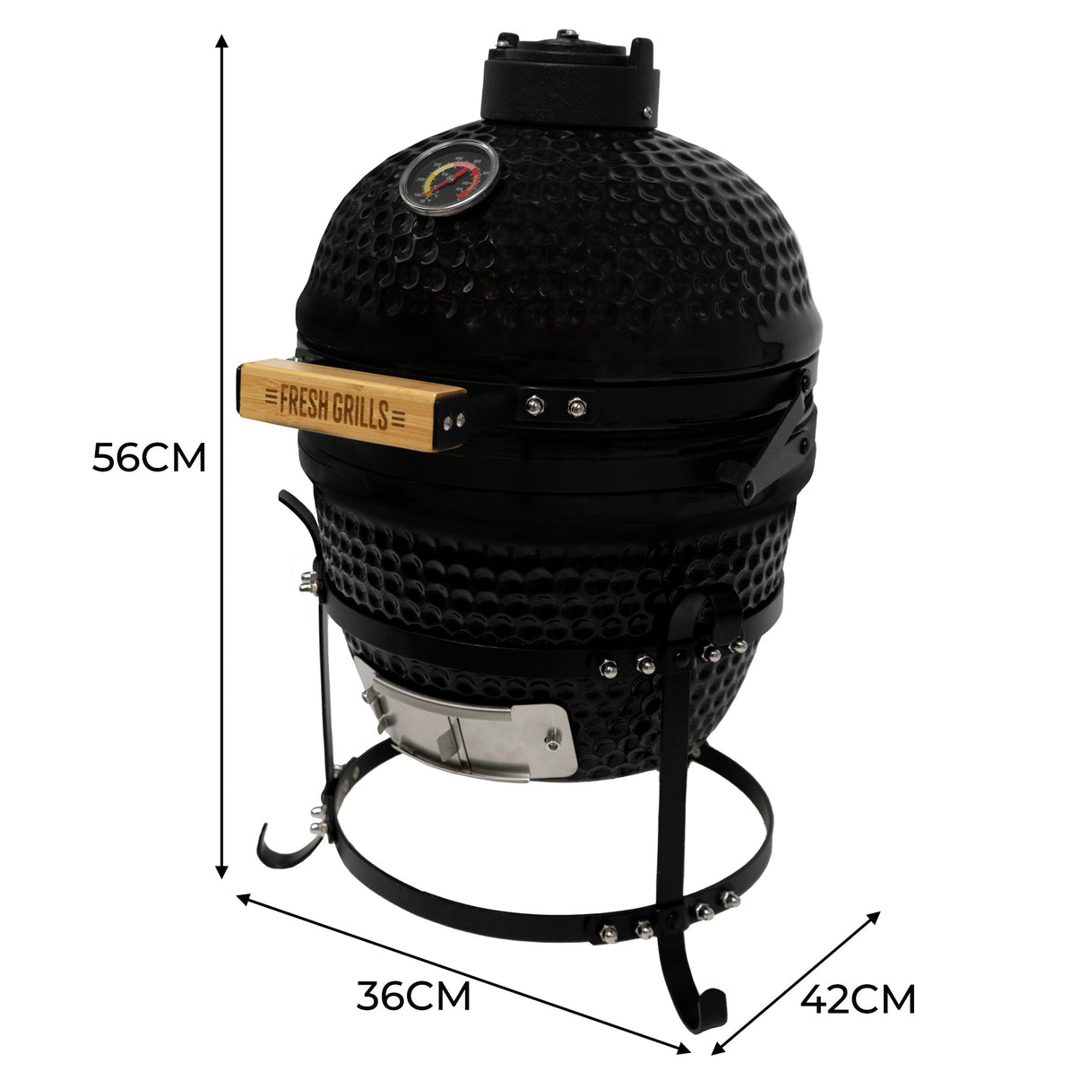 Barbecue au Charbon de Bois Kamado - 33 cm (13")