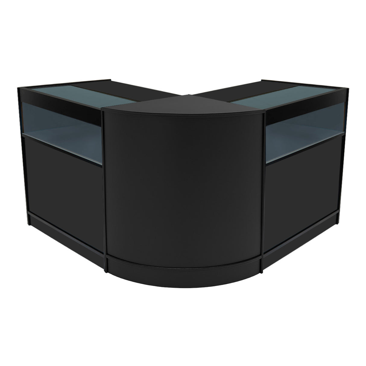 Comptoirs de Vente à LED Ensemble Iris - Noir CM60, 2 x B900