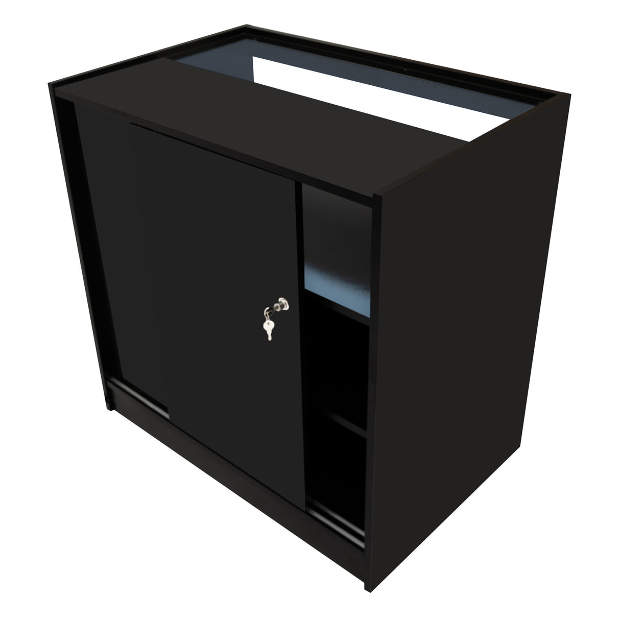 Comptoirs de Vente à LED Ensemble Iris - Noir CM60, 2 x B900