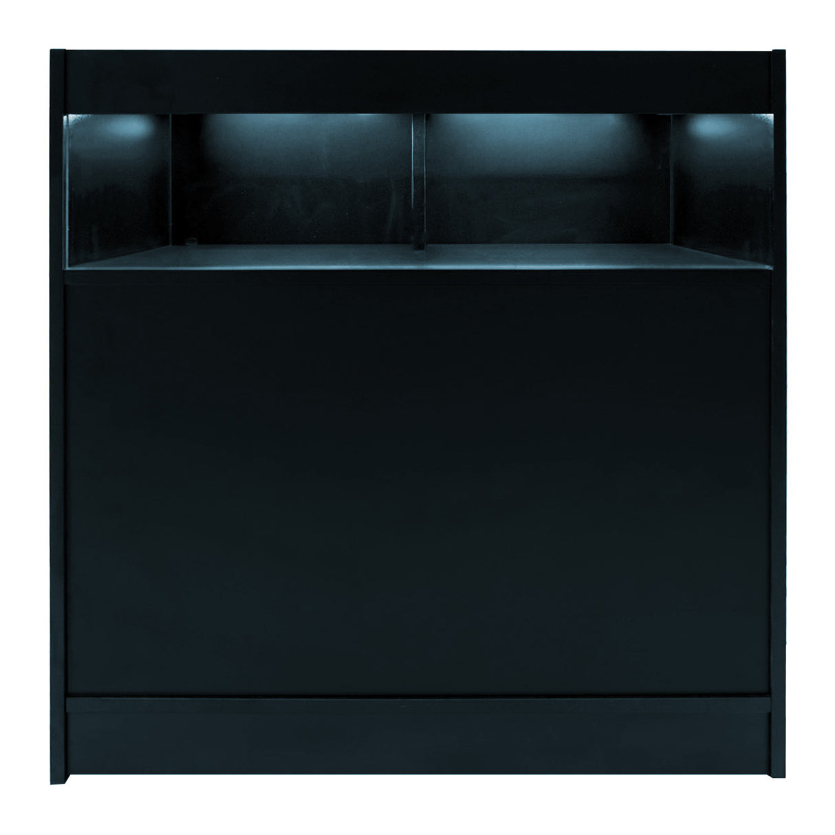 Comptoirs de Vente à LED Ensemble Iris - Noir CM60, 2 x B900