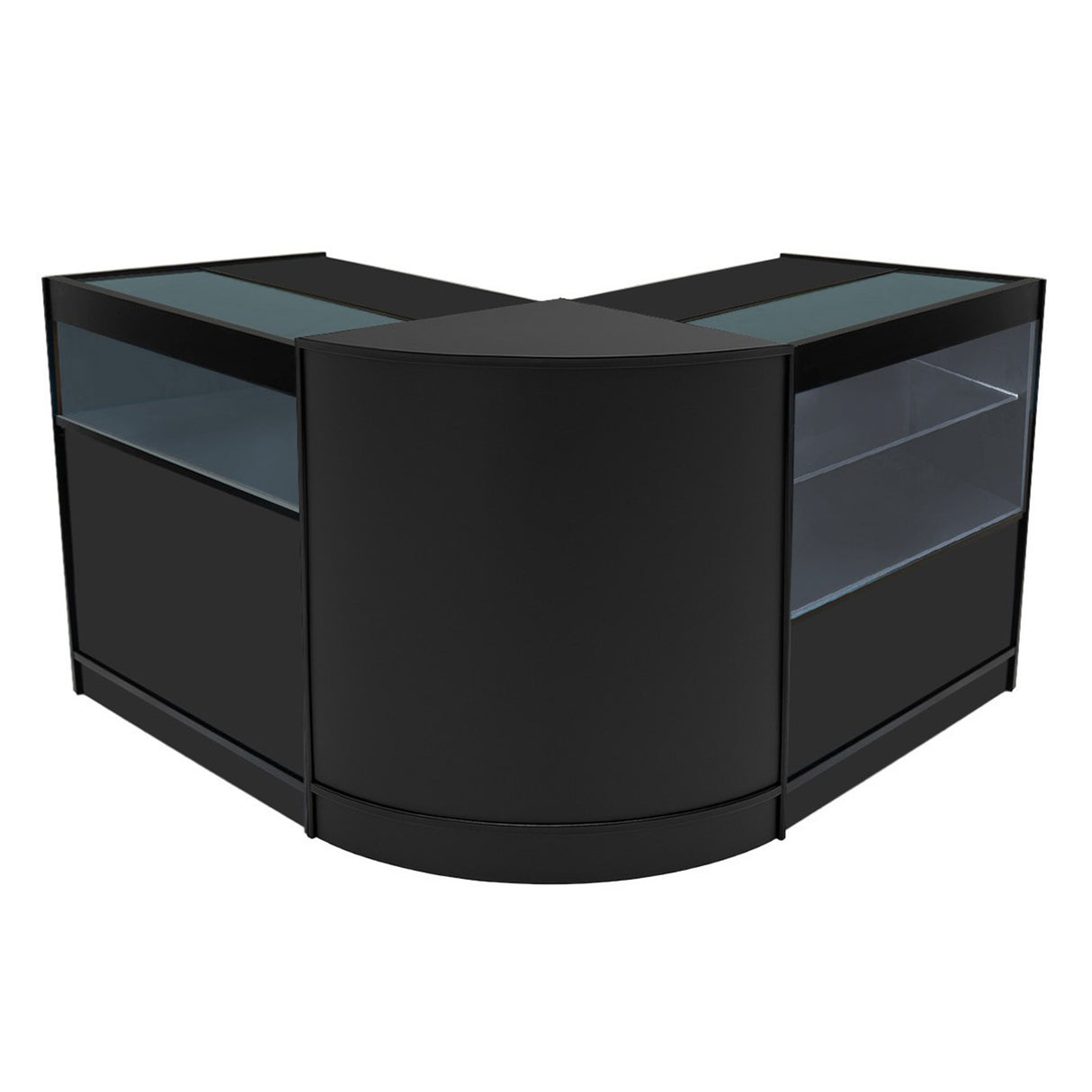 Comptoirs de Vente à LED Ensemble Adonis - Noir CM60, B900, C900