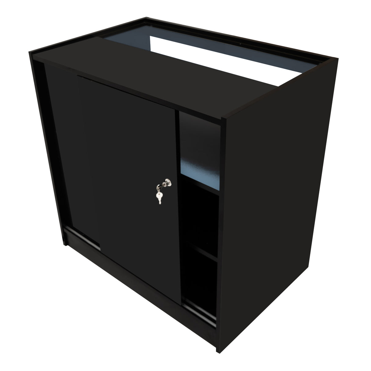 Comptoirs de Vente à LED Ensemble Adonis - Noir CM60, B900, C900