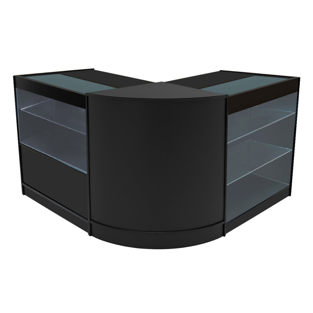 Comptoirs de Vente à LED Ensemble Hera - Noir CM60, K900, C900