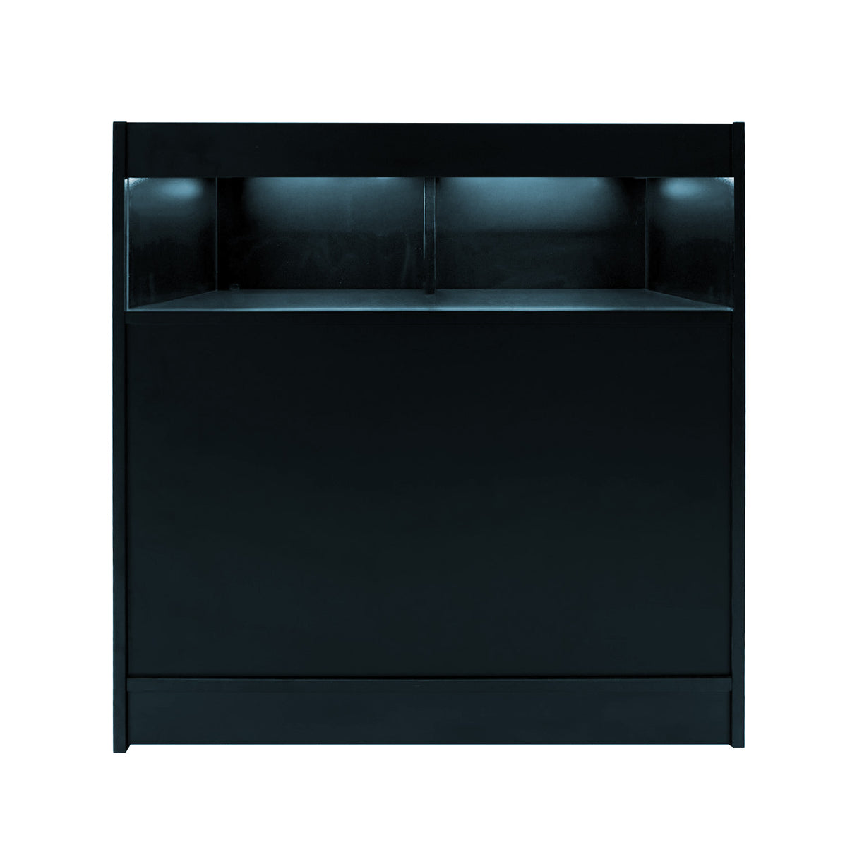 Comptoirs de Vente à LED Ensemble Theseus - Noir LM60, 2 x B900