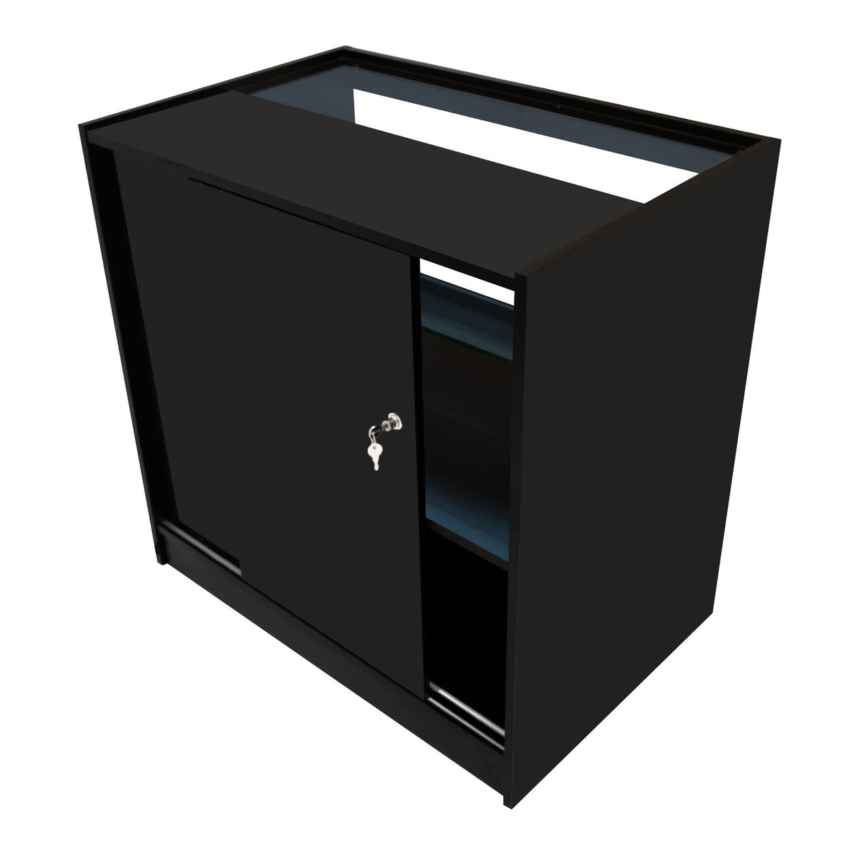 Comptoirs de Vente à LED Ensemble Andromeda - Noir LM60, 2 x C900