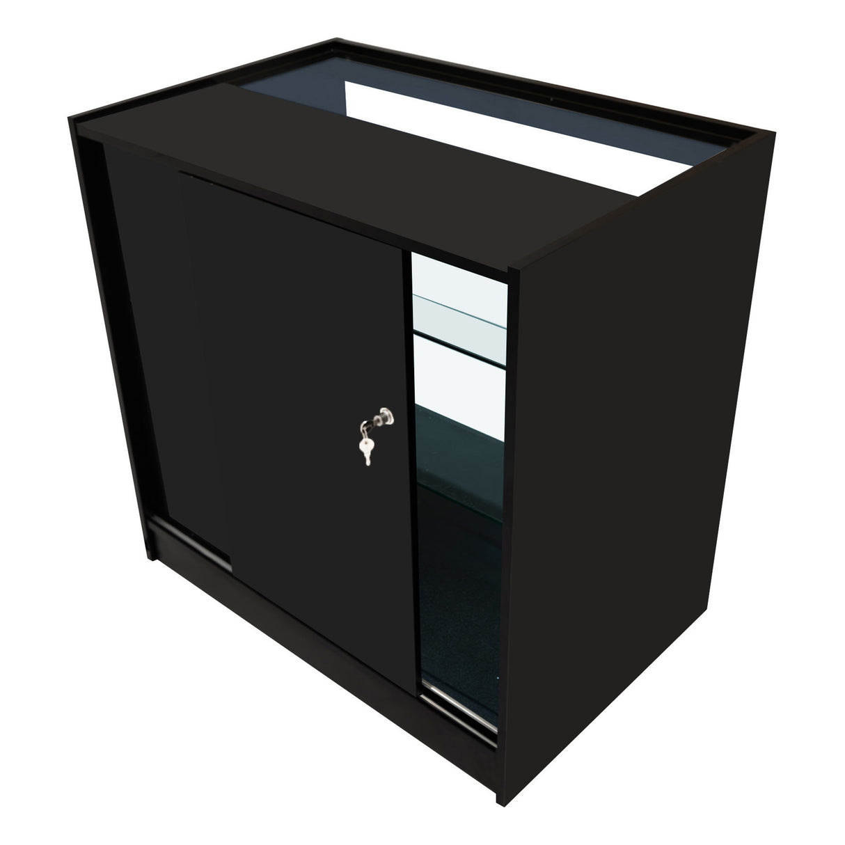 Comptoirs de Vente à LED Ensemble Apollo - Noir LM60, 2 x K900