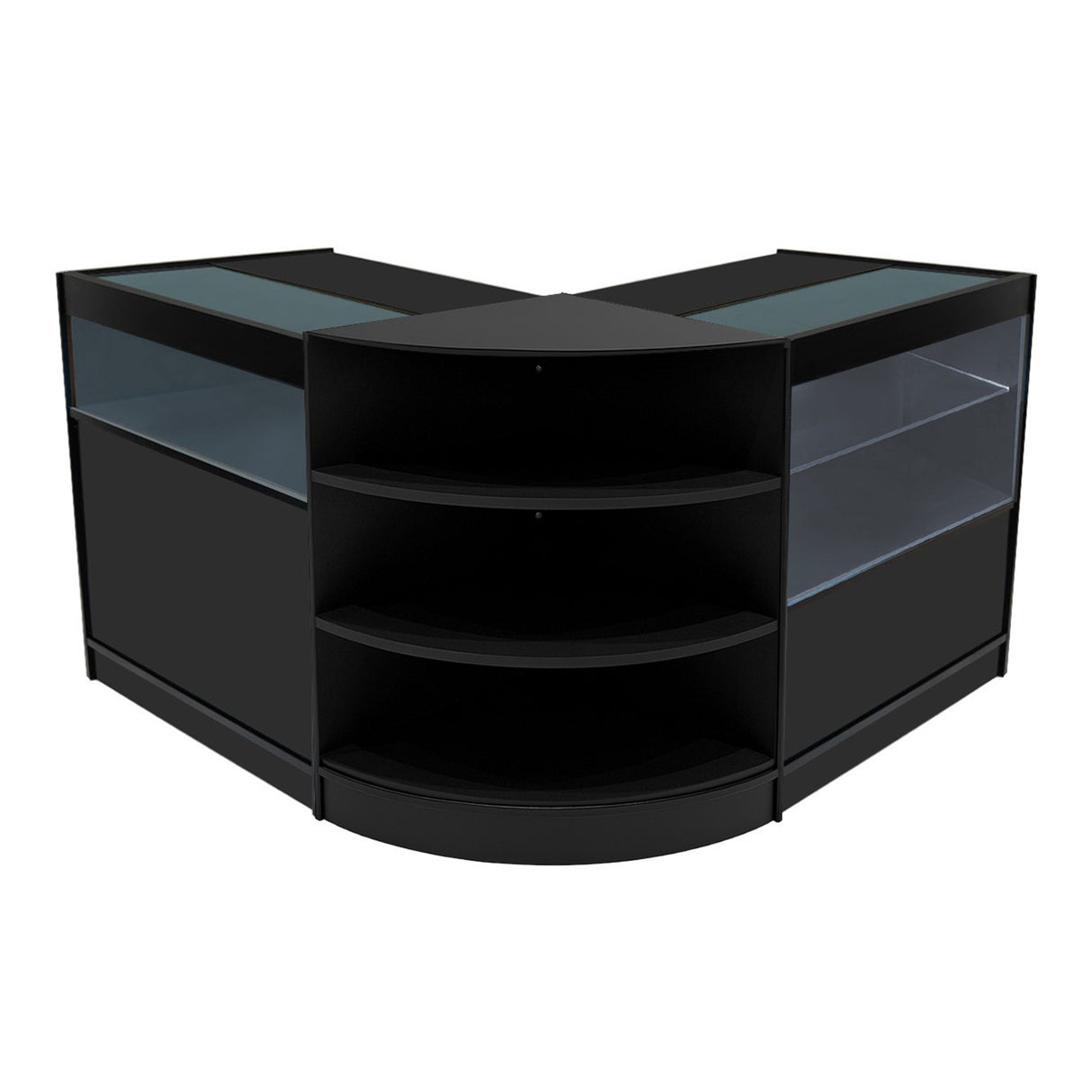 Comptoirs de Vente à LED Ensemble Harmonia - Noir LM60, B900, C900