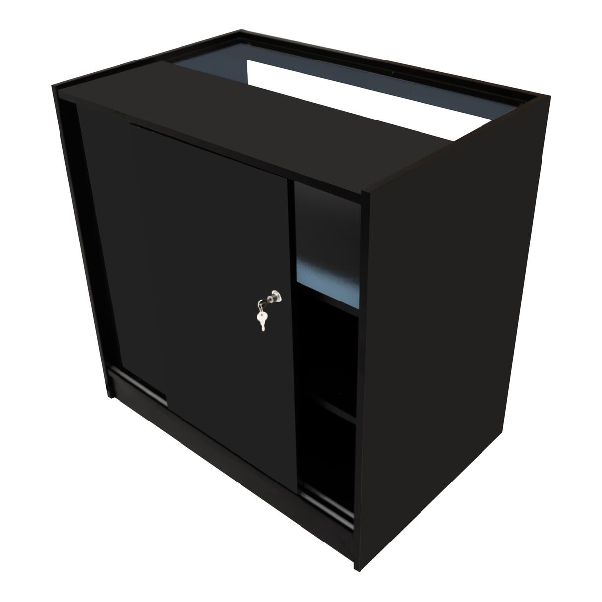 Comptoirs de Vente à LED Ensemble Harmonia - Noir LM60, B900, C900