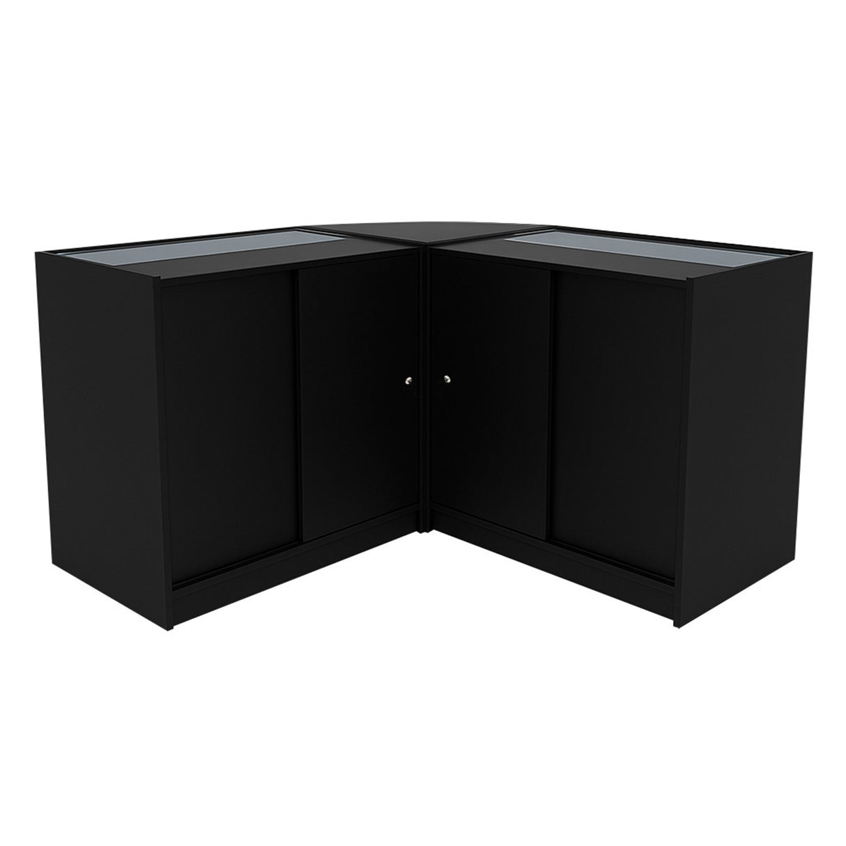 Comptoirs de Vente à LED Ensemble Harmonia - Noir LM60, B900, C900