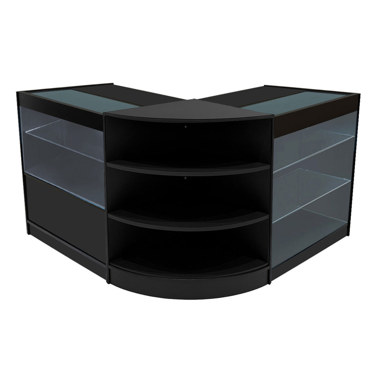 Comptoirs de Vente à LED Ensemble Calliope - Noir LM60, K900, C900