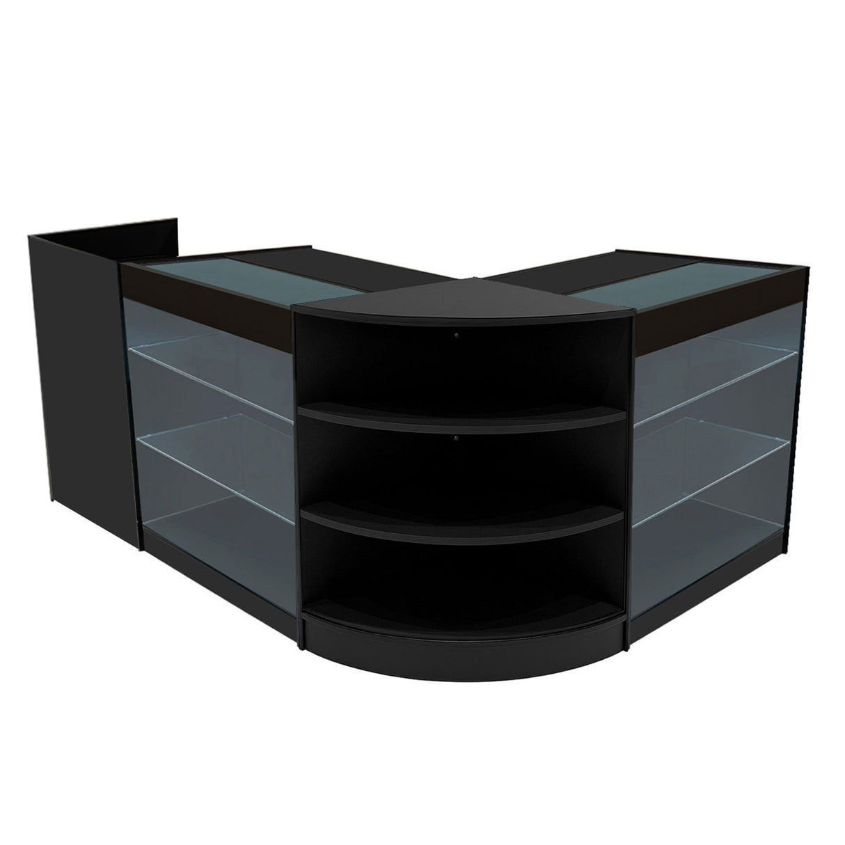 Comptoirs de Vente à LED Ensemble Astro - Noir LM60, 2 x K900, TB60