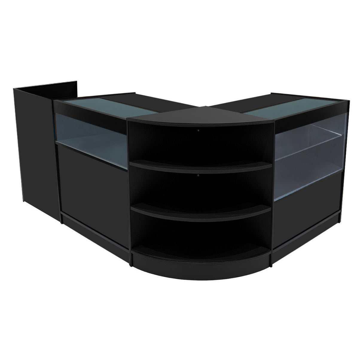 Comptoirs de Vente à LED Ensemble Europa - Noir LM60, B900, C900, TB60