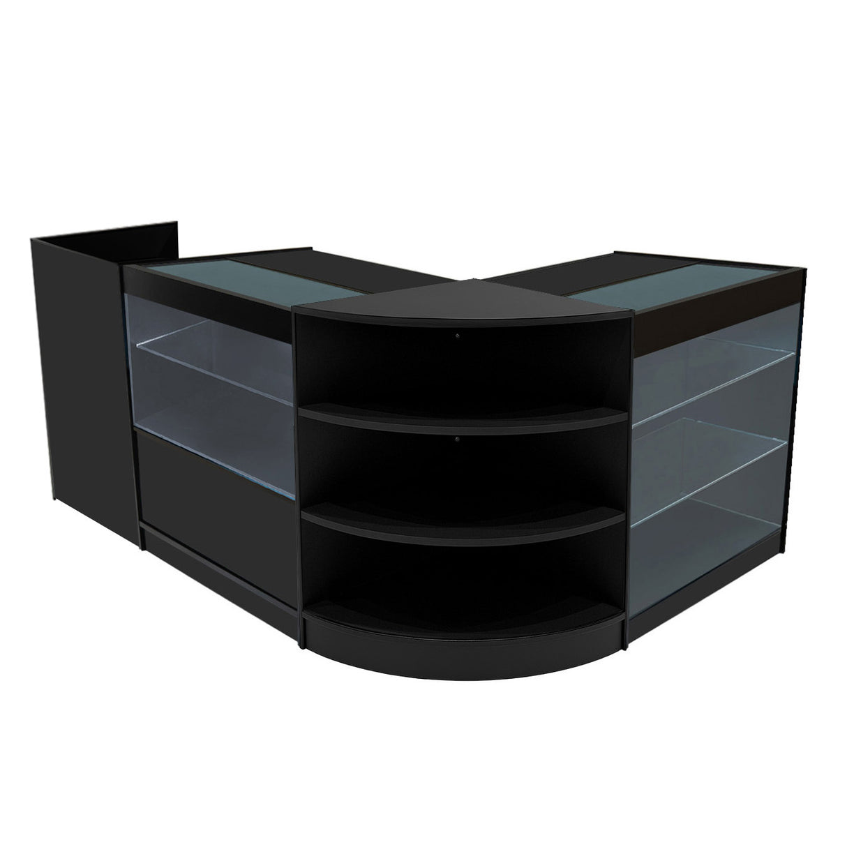 Comptoirs de Vente à LED Ensemble Theia - Noir LM60, K900, C900, TB60