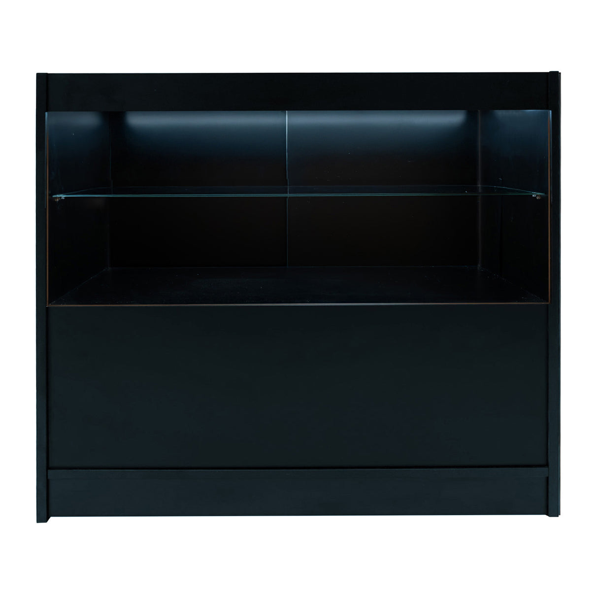 Comptoirs de Vente à LED Ensemble Selene - Noir CM60, 2 x C1200