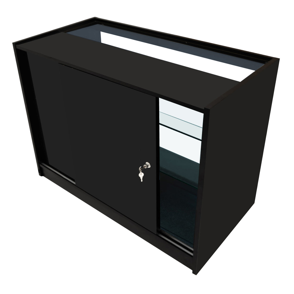 Comptoirs de Vente à LED Ensemble Helios - Noir CM60, 2 x K1200