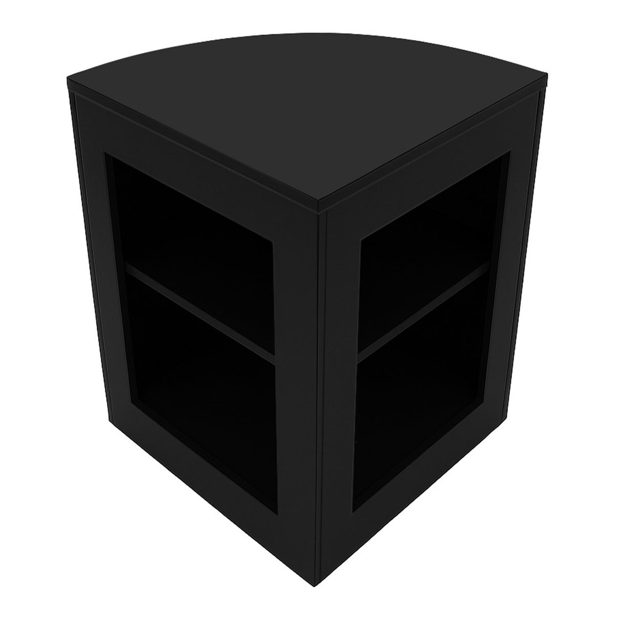 Comptoirs de Vente à LED Ensemble Adonis - Noir CM60, B1200, C1200