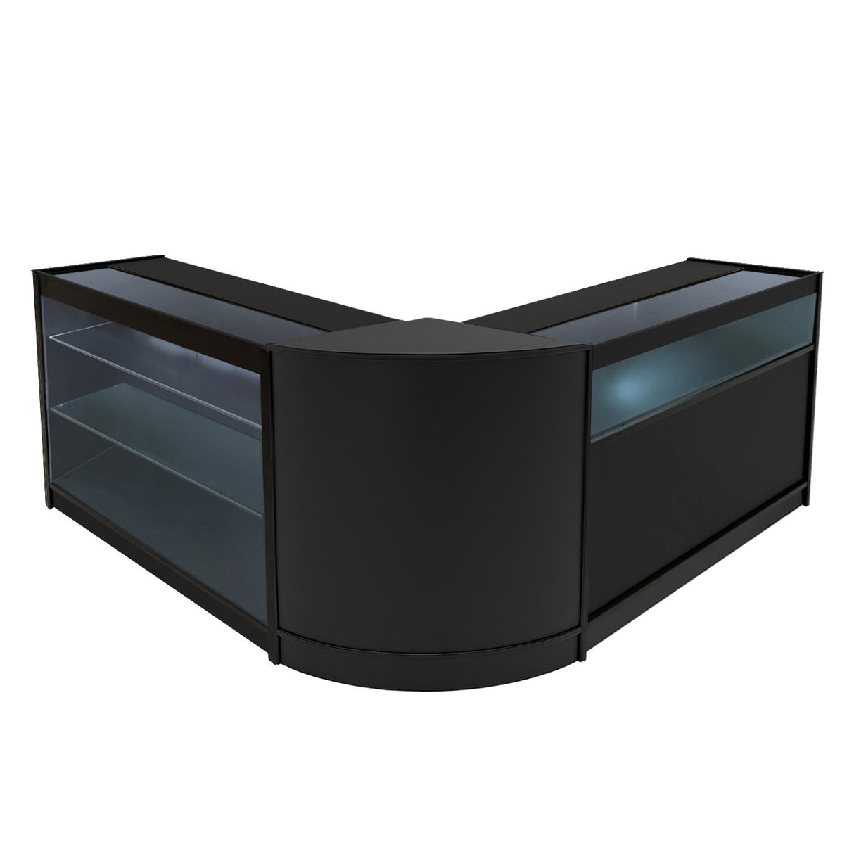 Comptoirs de Vente à LED Ensemble Triton - Noir CM60, K1200, B1200