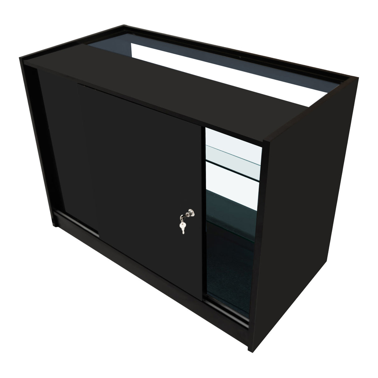 Comptoirs de Vente à LED Ensemble Hera - Noir CM60, K1200, C1200