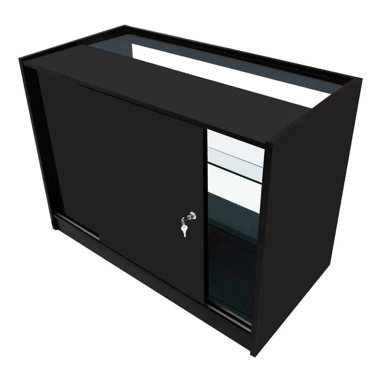 Comptoirs de Vente à LED Ensemble Apollo - Noir LM60, 2 x K1200