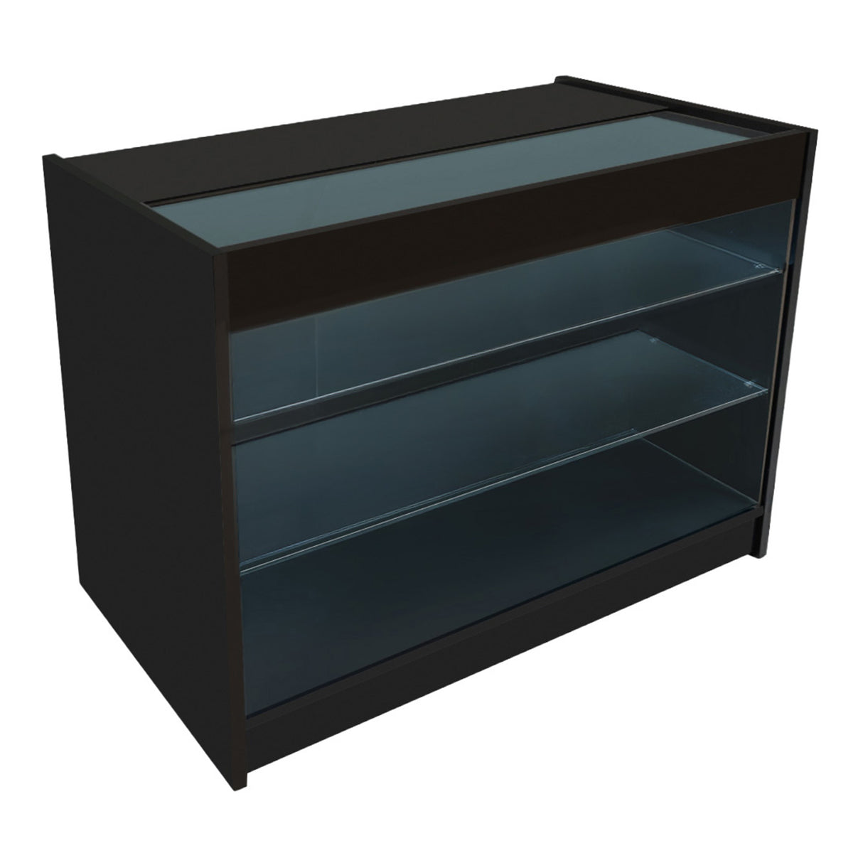 Comptoirs de Vente à LED Ensemble Aries - Noir CM60, TB60, 2 x K1200