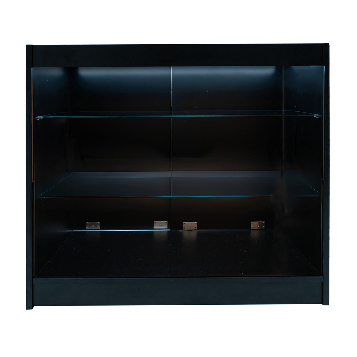 Comptoirs de Vente à LED Ensemble Aries - Noir CM60, TB60, 2 x K1200