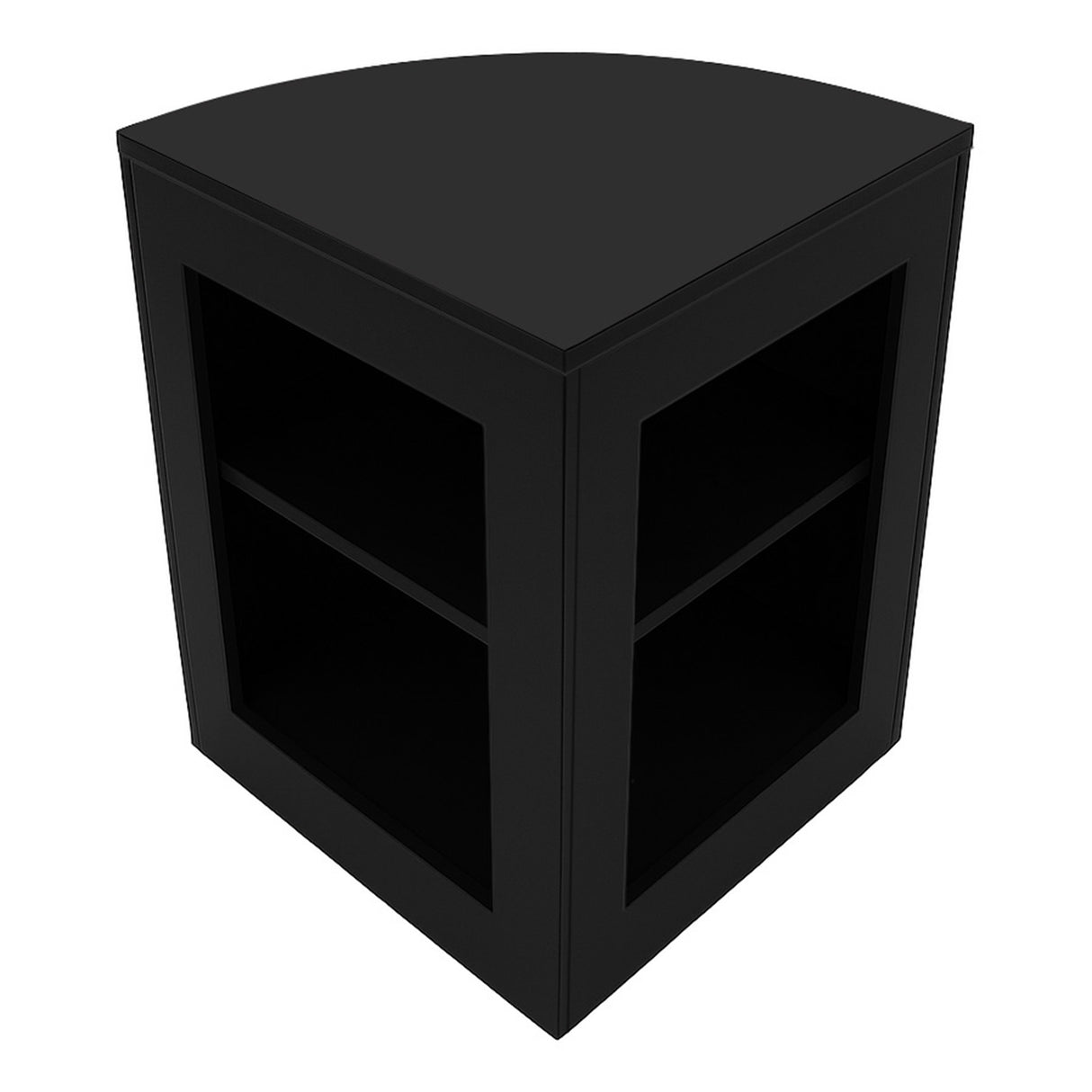 Comptoirs de Vente à LED Ensemble Aries - Noir CM60, TB60, 2 x K1200