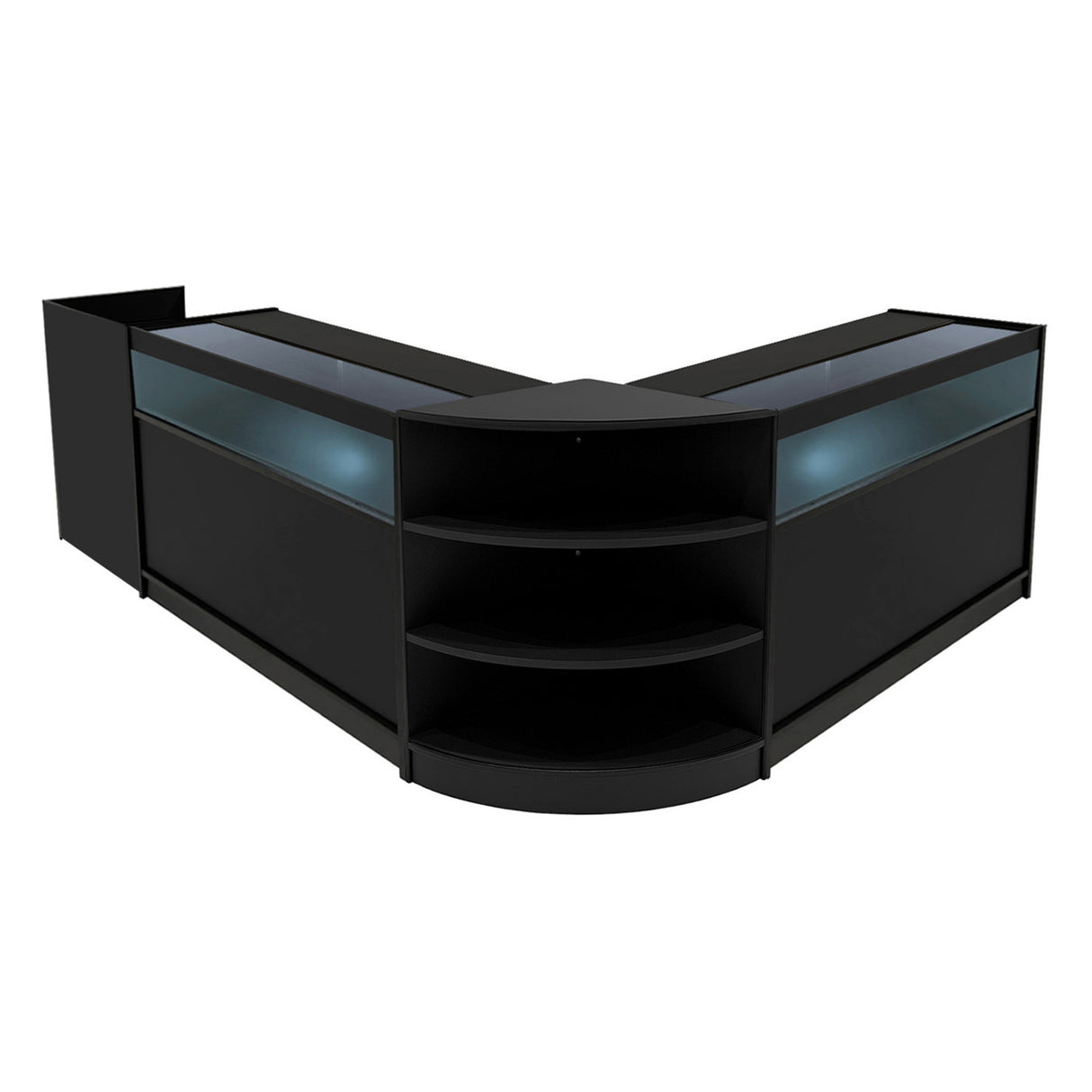 Comptoirs de Vente à LED Ensemble Sagittarius - Noir LM60, 2 x B1200, TB60