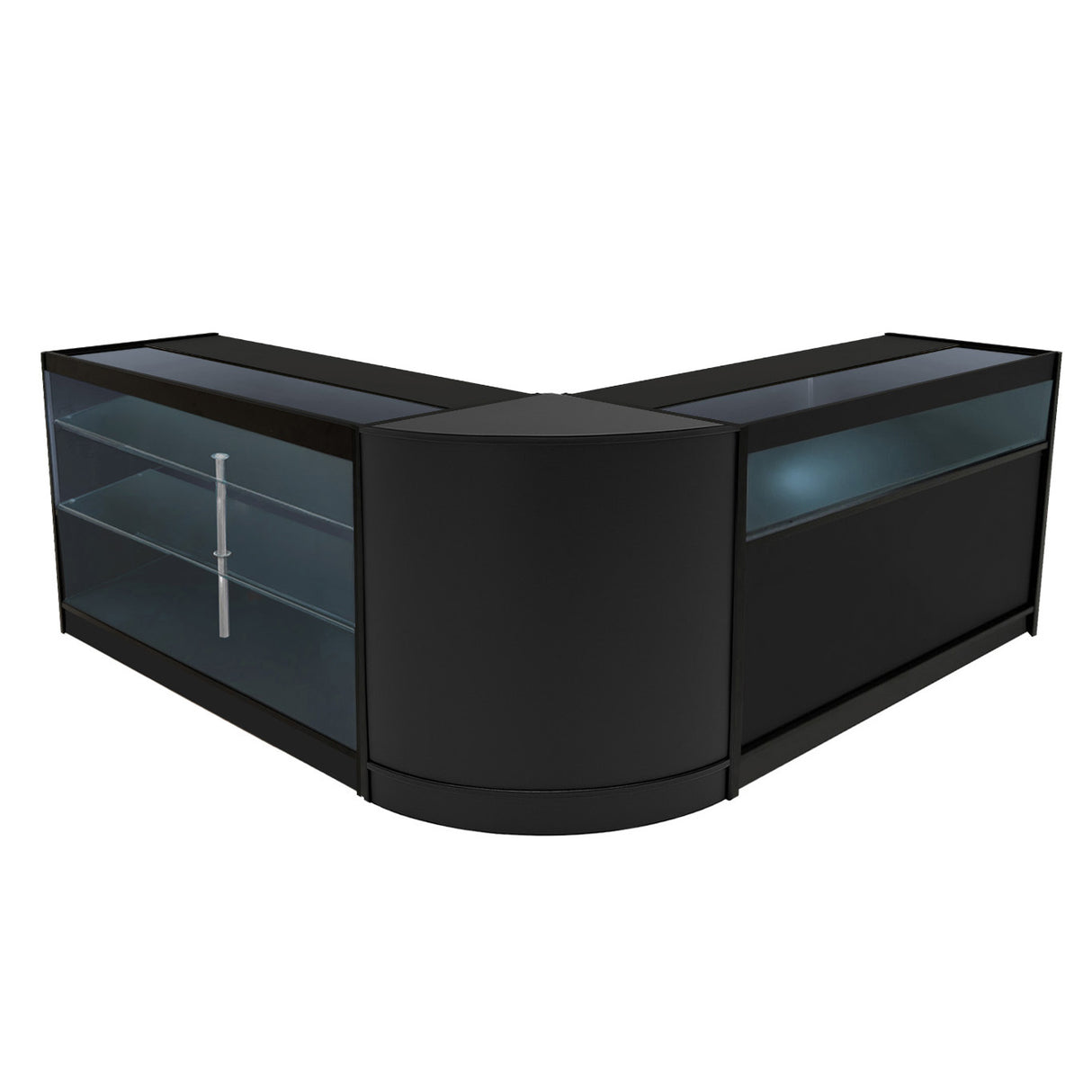 Comptoirs de Vente à LED Ensemble Triton - Noir CM60, K1500, B1500