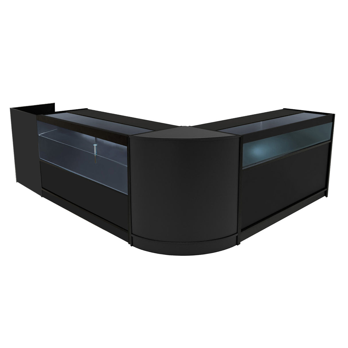 Comptoirs de Vente à LED Ensemble Gravity - Noir CM60, B1500, C1500, TB60