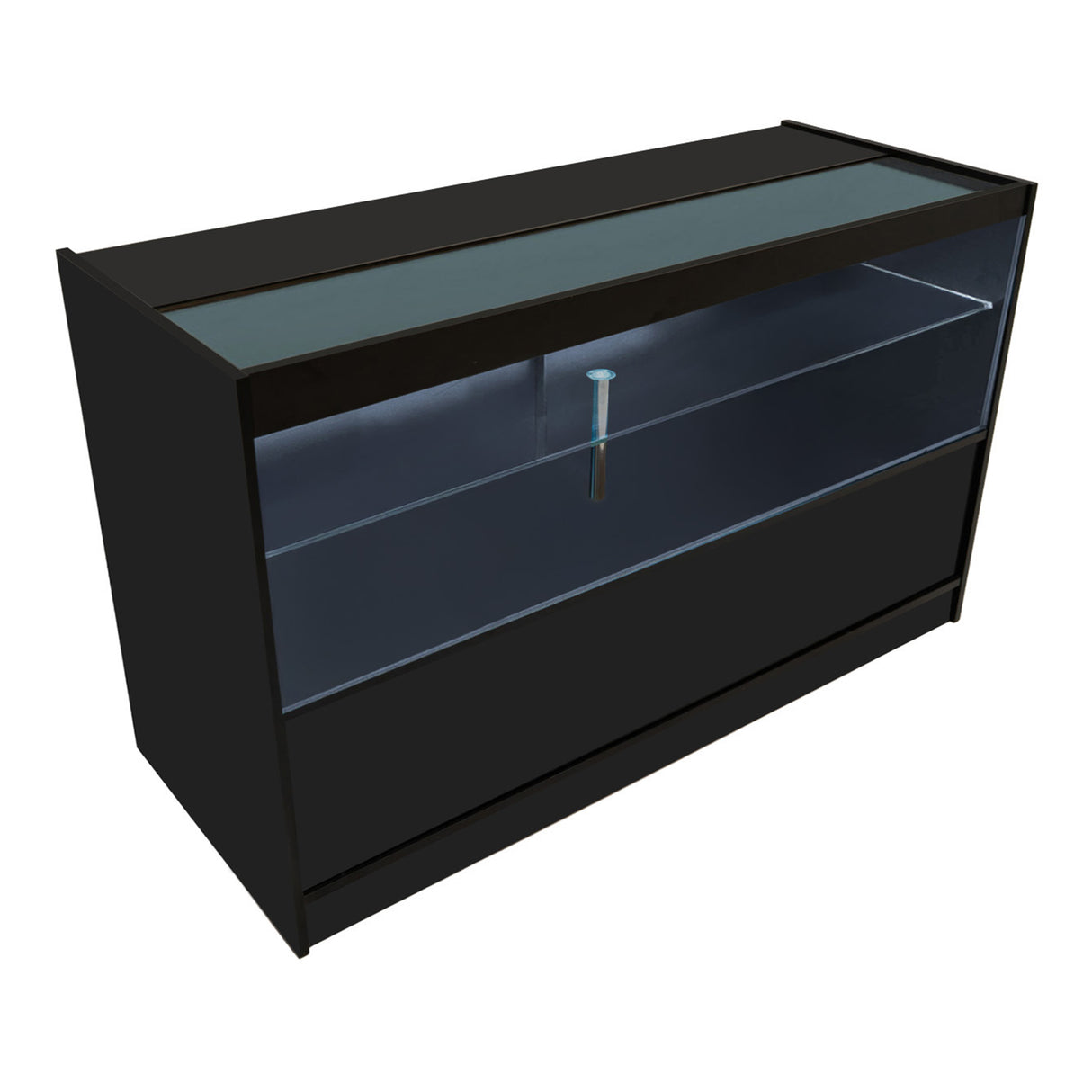 Comptoirs de Vente à LED Ensemble Europa - Noir LM60, B1500, C1500, TB60