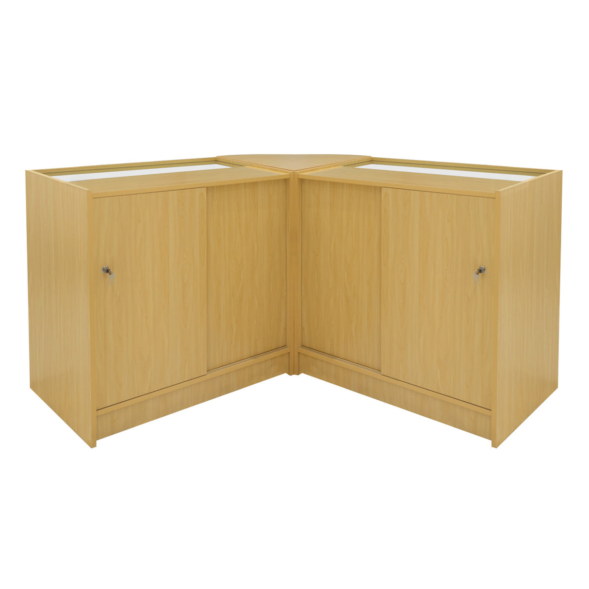 Comptoirs de Vente à LED Ensemble Helios - Érable CM60, 2 x K900