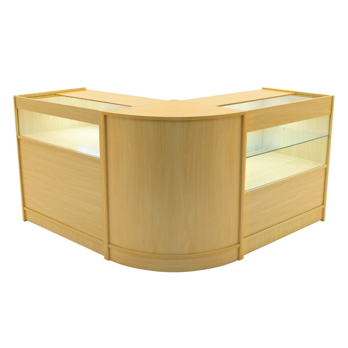 Comptoirs de Vente à LED Ensemble Adonis - Érable CM60, B900, C900