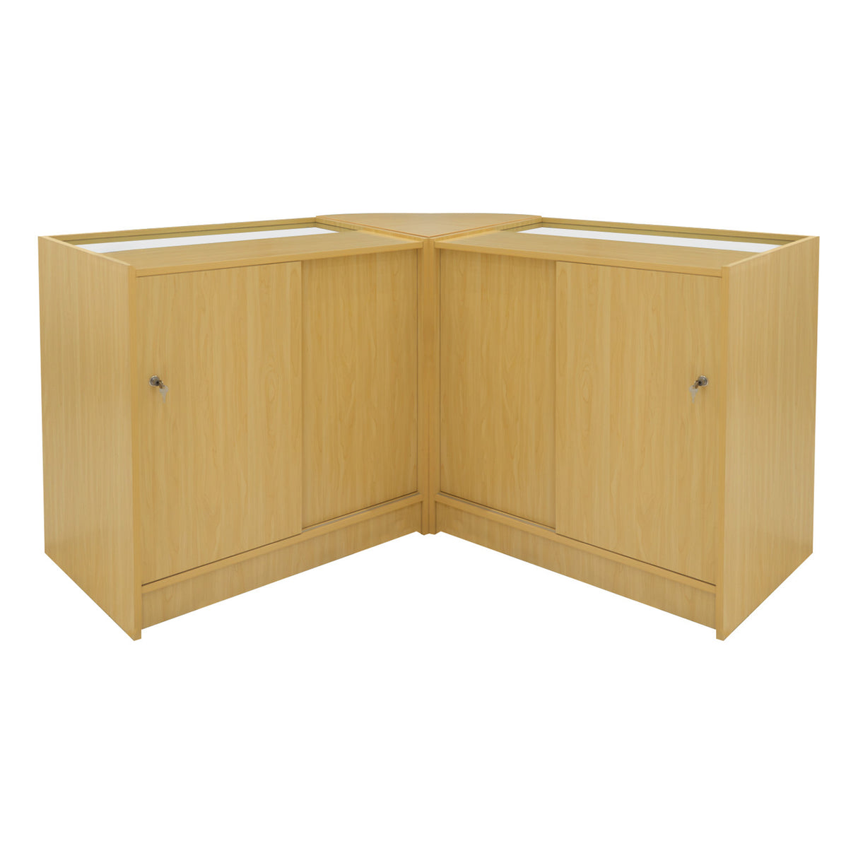 Comptoirs de Vente à LED Ensemble Andromeda - Érable LM60, 2 x C900