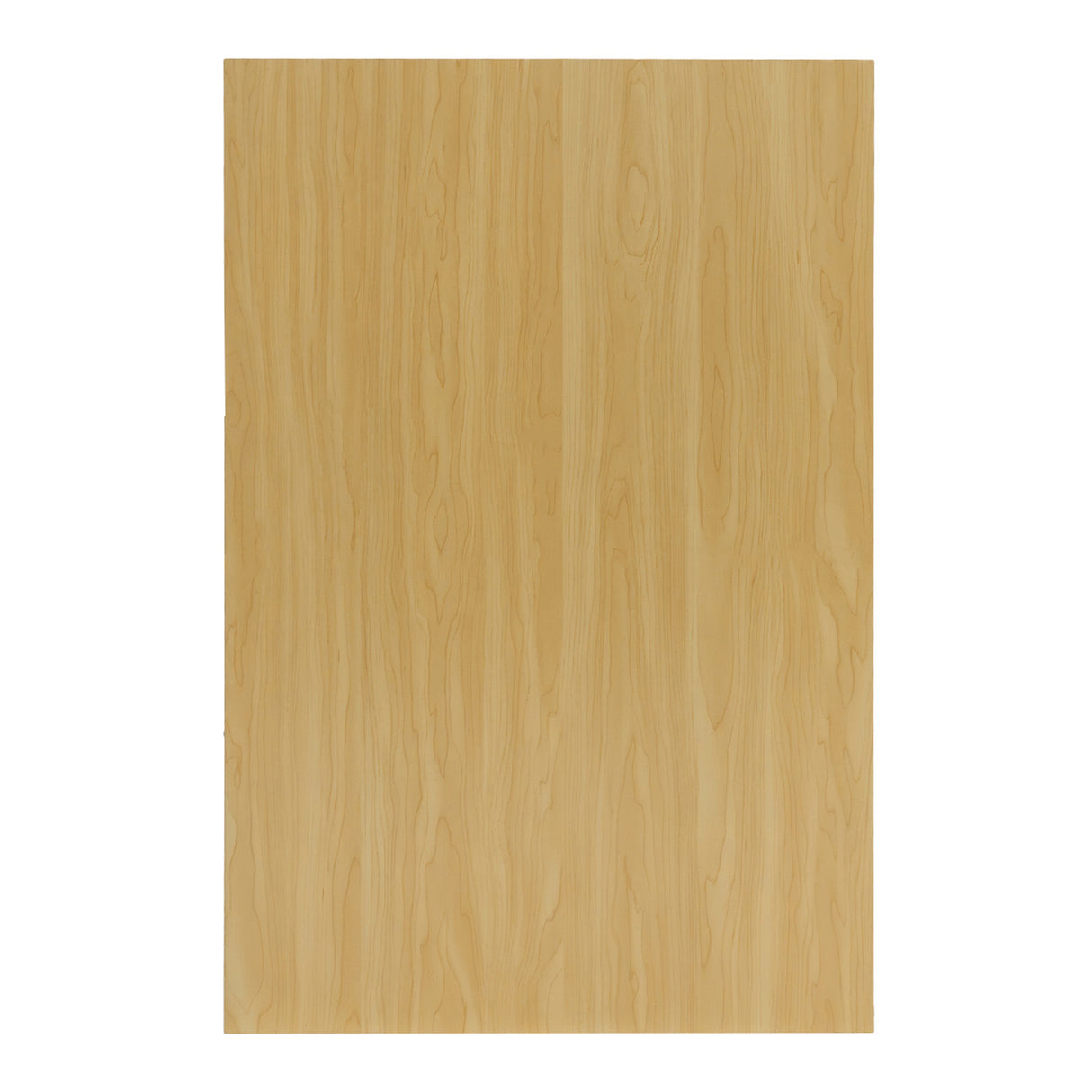Planche en érable clair avec un grain lisse et naturel, idéale pour les comptoirs de vente à LED, offrant une esthétique moderne et chaleureuse