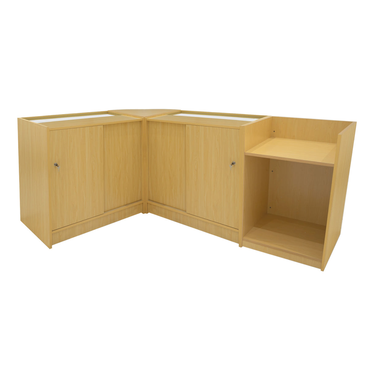 Comptoirs de Vente à LED Ensemble Sagittarius - Érable LM60, 2 x B900, TB60