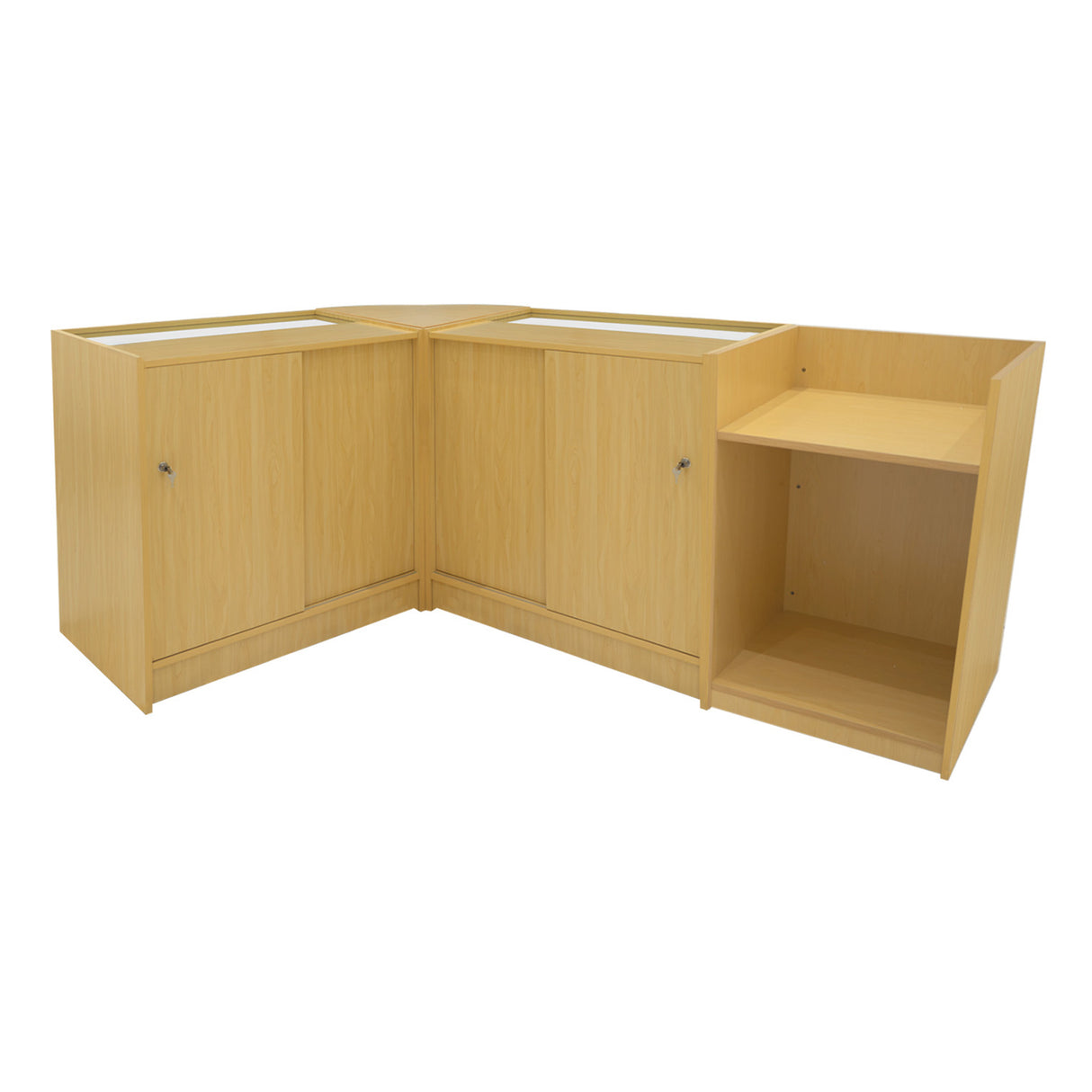 Comptoirs de Vente à LED Ensemble Eclipse - Érable LM60, 2 x C900, TB60