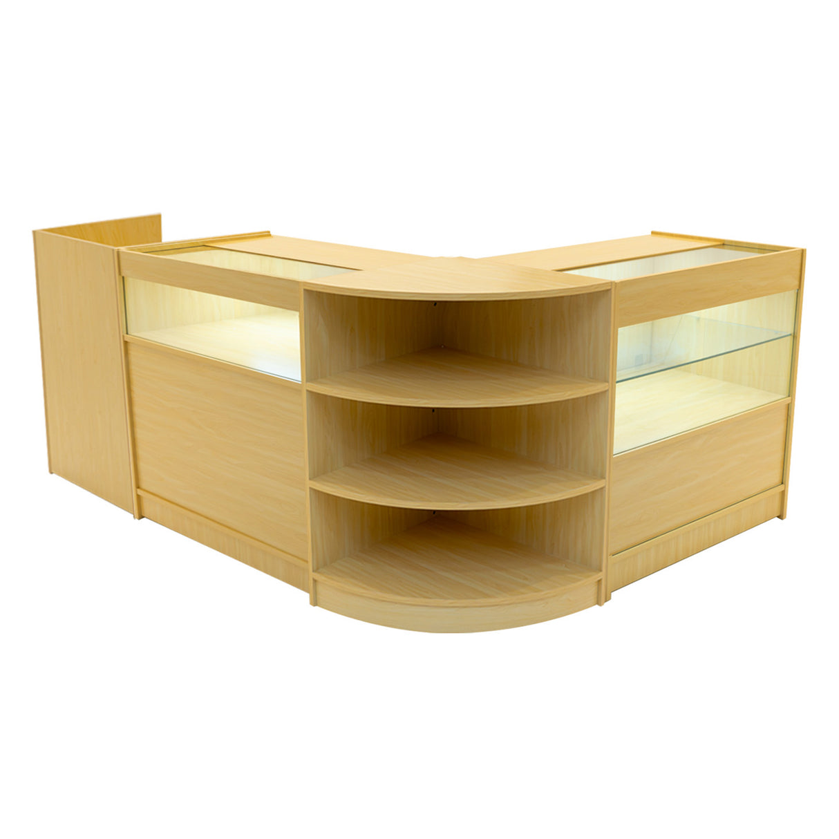 Comptoirs de Vente à LED Ensemble Europa - Érable LM60, B900, C900, TB60