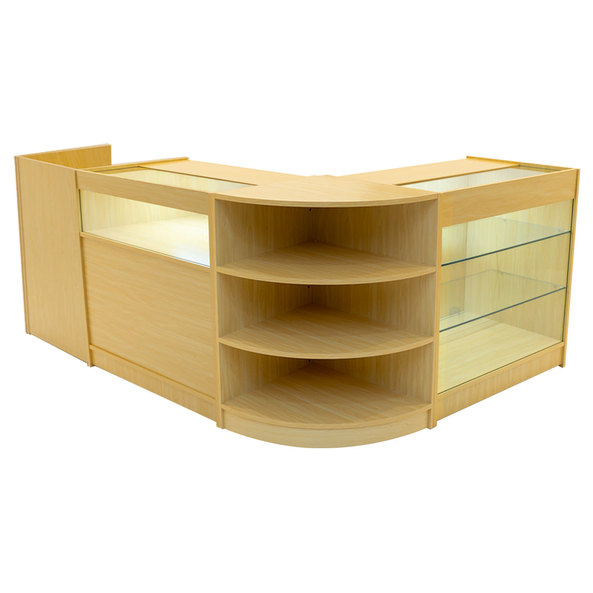 Comptoirs de Vente à LED Ensemble Hyperion - Érable LM60, B900, K900, TB60