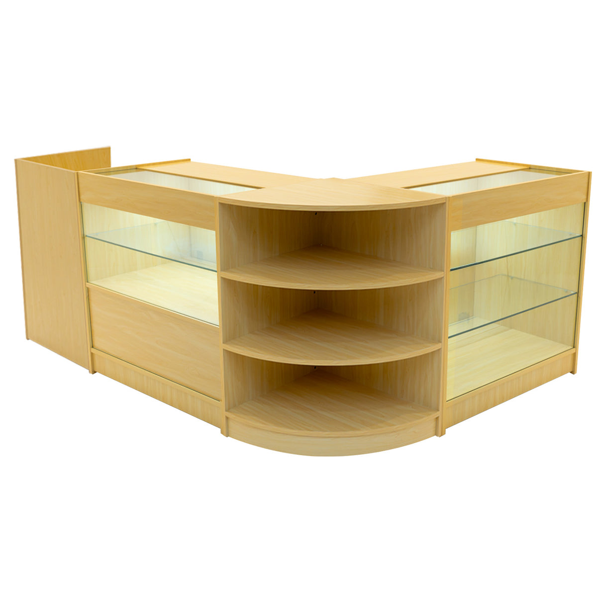 Comptoirs de Vente à LED Ensemble Theia - Érable LM60, K900, C900, TB60