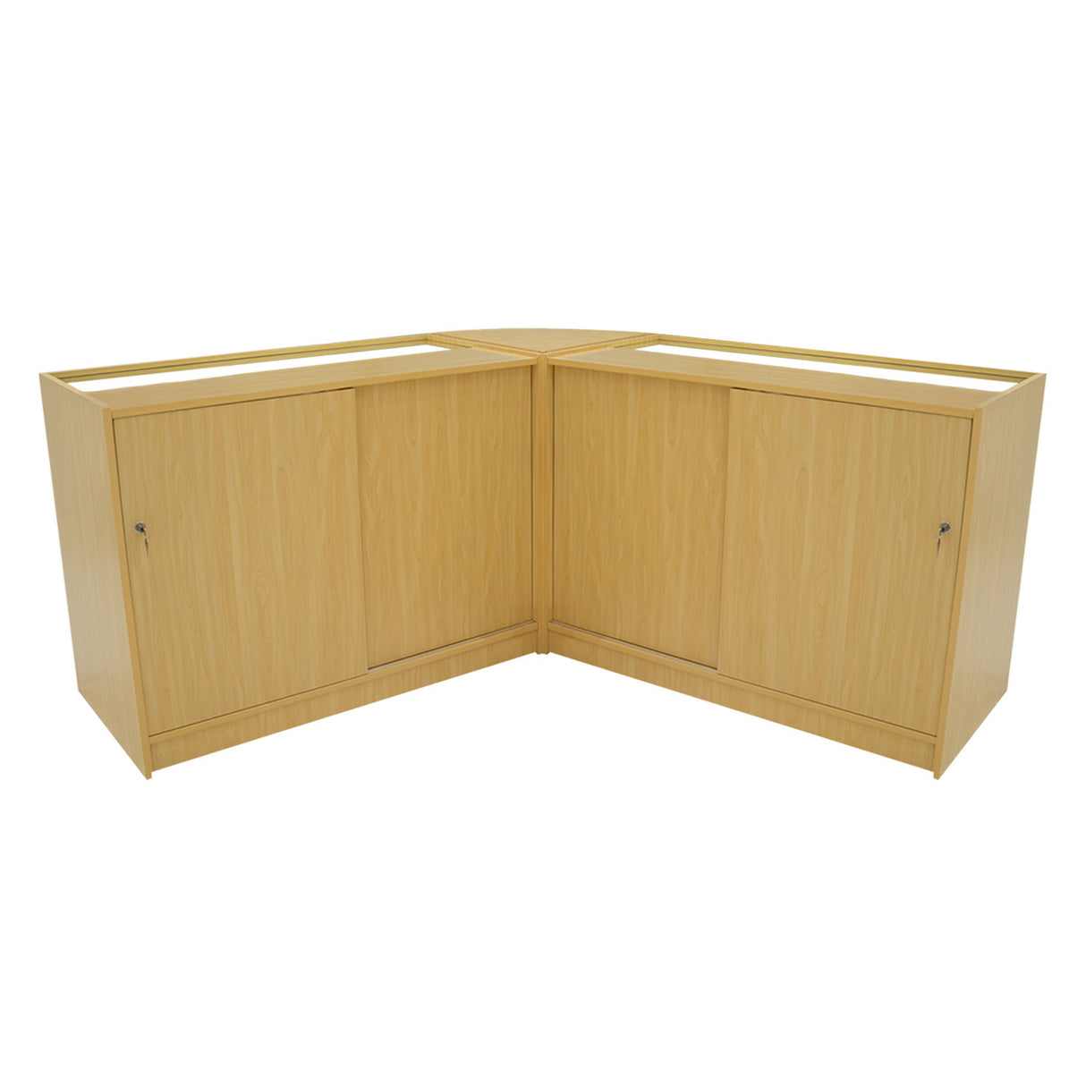 Comptoirs de Vente à LED Ensemble Iris - Érable CM60, 2 x B1200