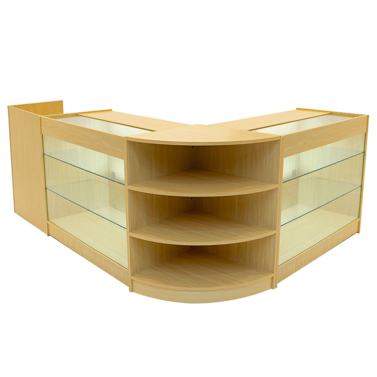 Comptoirs de Vente à LED Ensemble Astro - Érable LM60, 2 x K1500, TB60