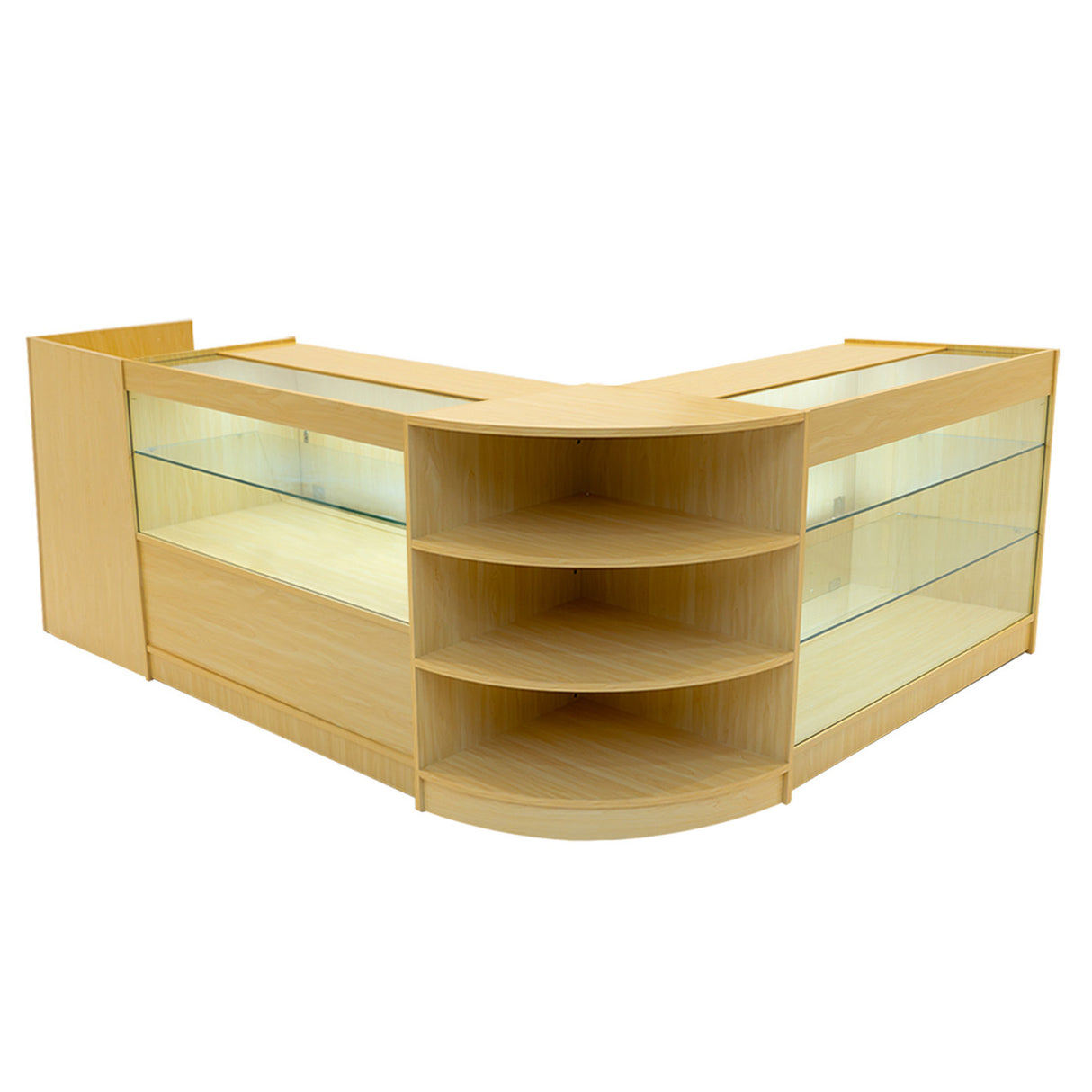 Comptoirs de Vente à LED Ensemble Theia - Érable LM60, K1200, C1200, TB60