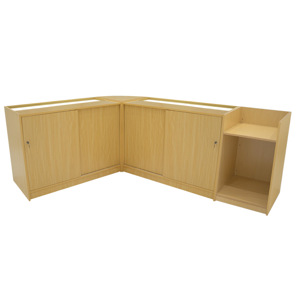 Comptoirs de Vente à LED Ensemble Theia - Érable LM60, K1200, C1200, TB60