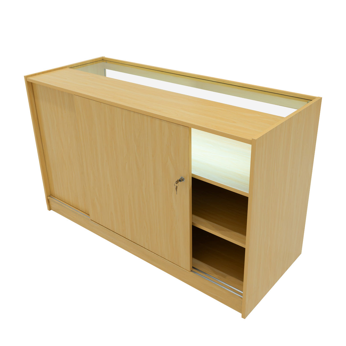 Comptoirs de Vente à LED Ensemble Theseus - Érable LM60, 2 x B1500