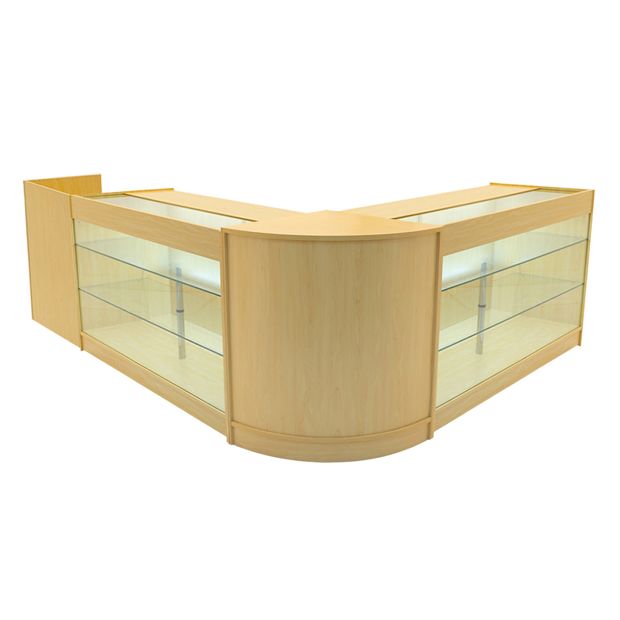 Comptoirs de Vente à LED Ensemble Aries - Érable CM60, TB60, 2 x K1500