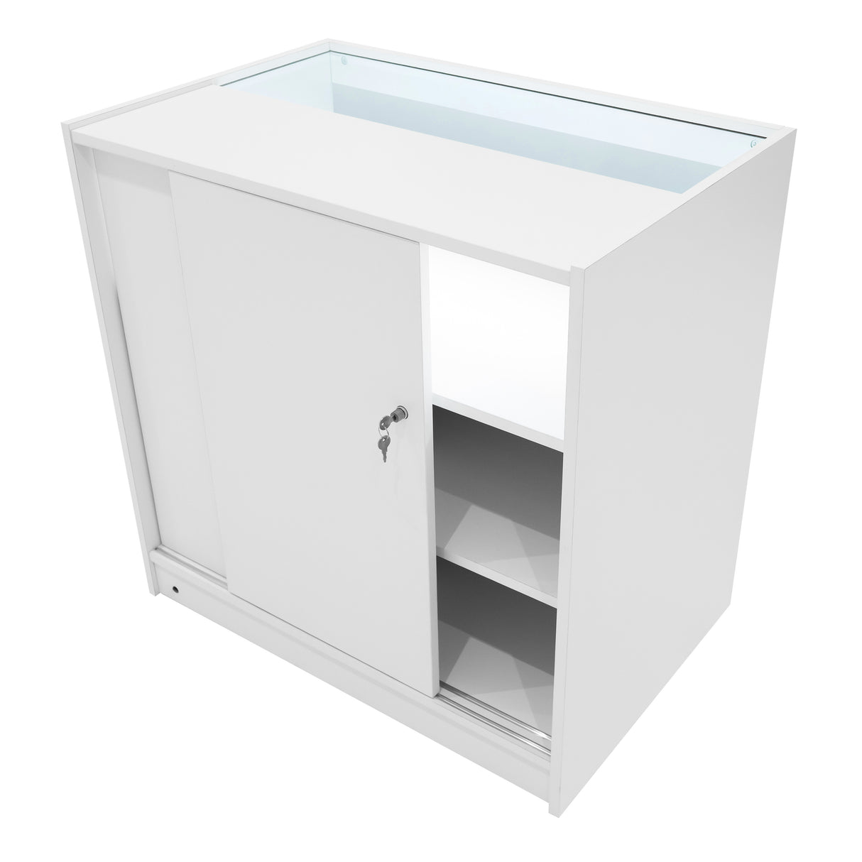 Comptoirs de Vente à LED Ensemble Iris - Blanc CM60, 2 x B900