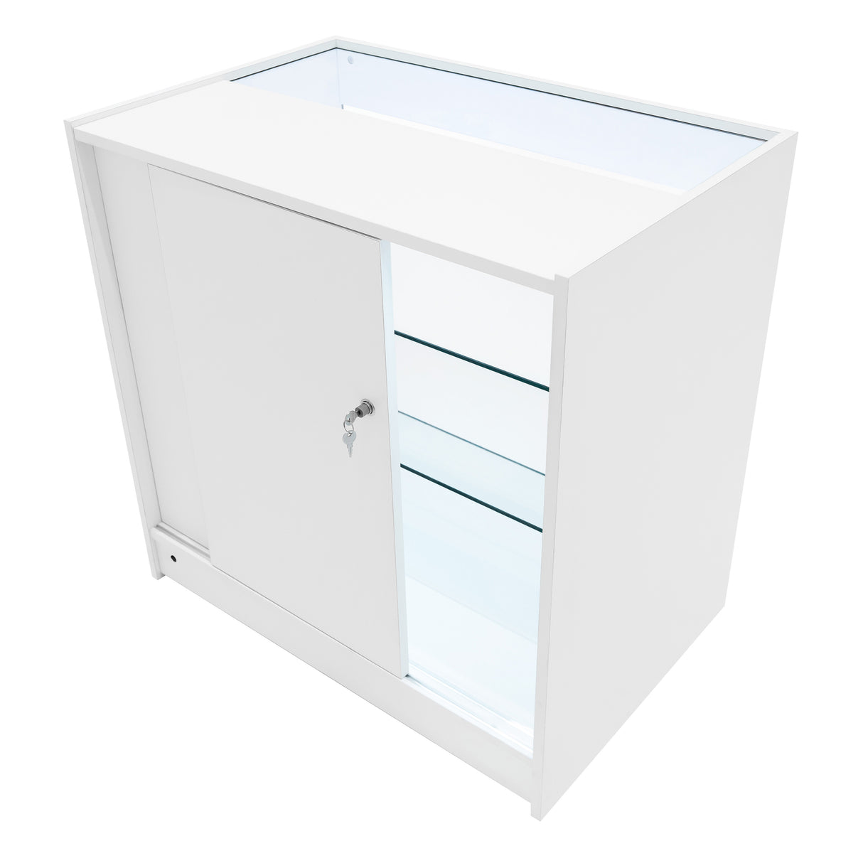 Comptoirs de Vente à LED Ensemble Helios - Blanc CM60, 2 x K900