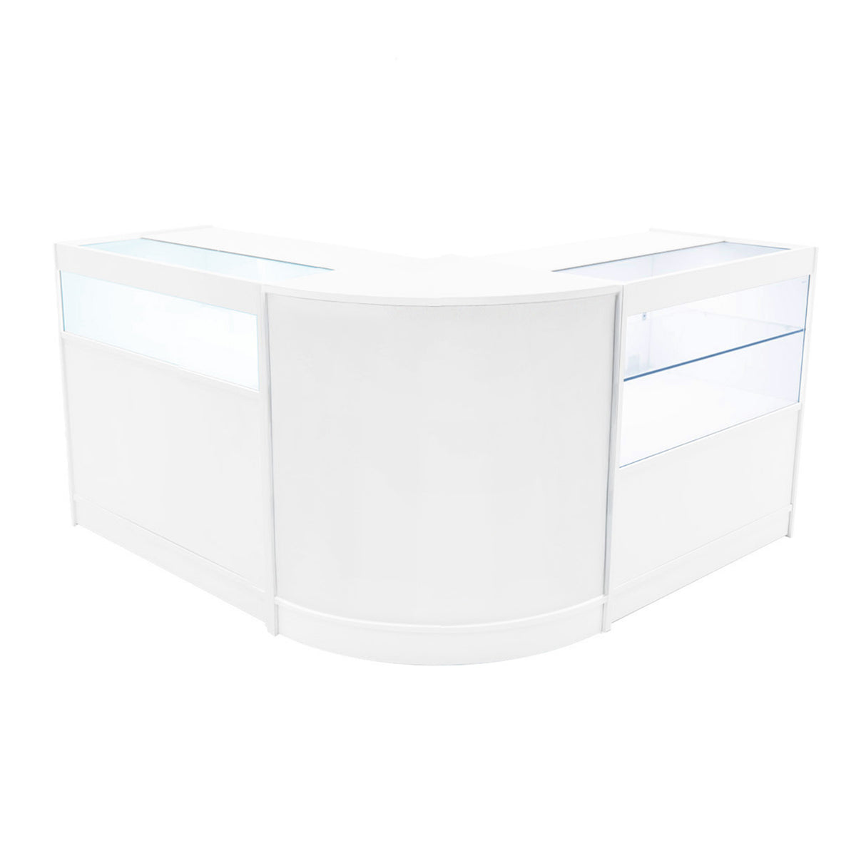 Comptoirs de Vente à LED Ensemble Adonis - Blanc CM60, B900, C900