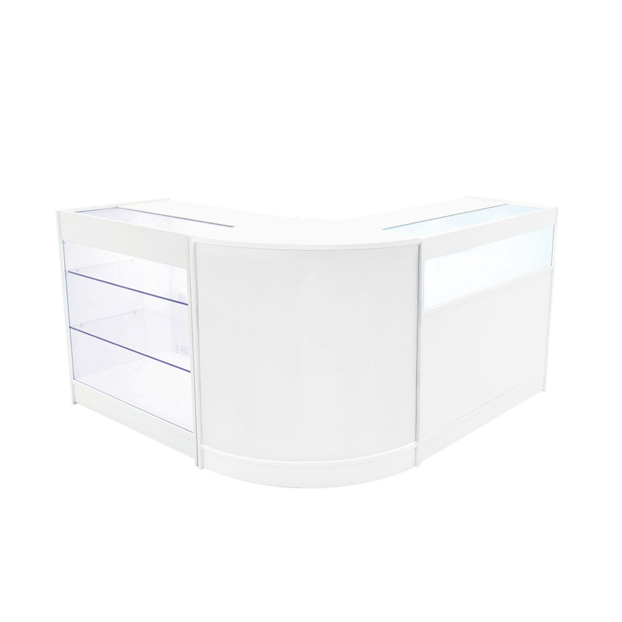 Comptoirs de Vente à LED Ensemble Triton - Blanc CM60, K900, B900